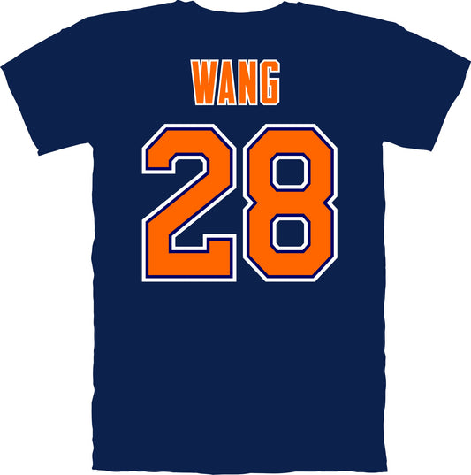 Player Name T-Shirt - Wang #28