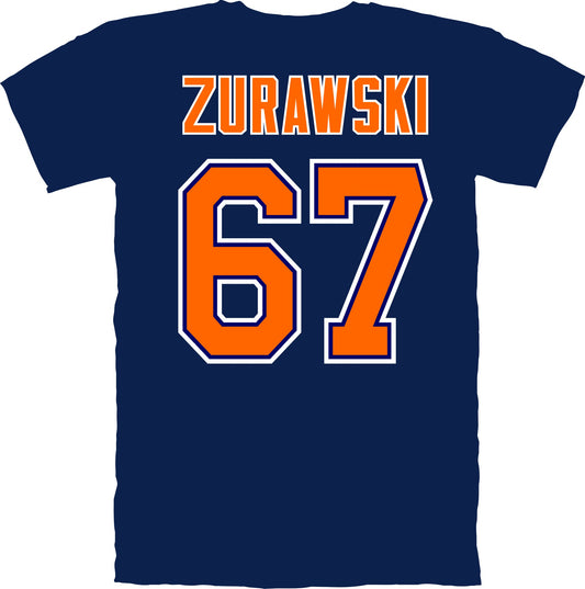 Player Name T-Shirt - Zurawski #67