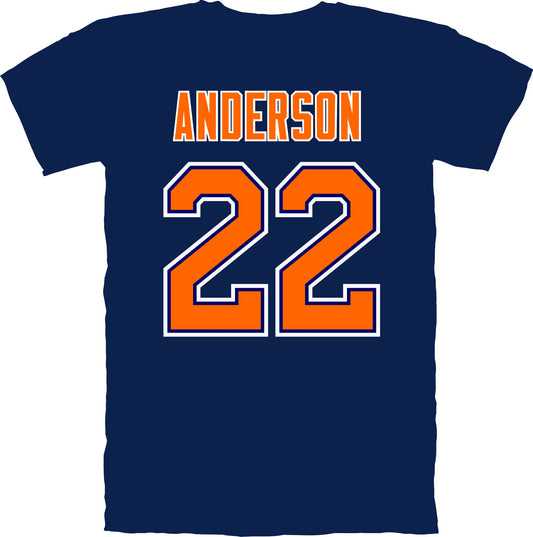 Player Name T-Shirt - Anderson #22