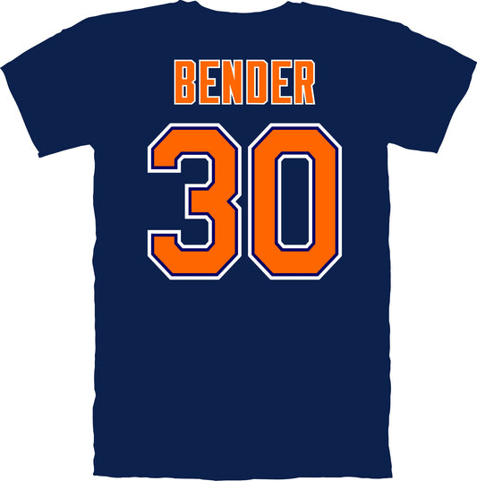 Player Name T-Shirt - Bender #30