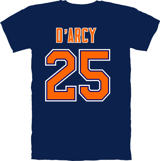 Player Name T-Shirt - D'arcy #25