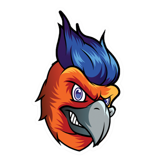 Hot Wing Head Sticker