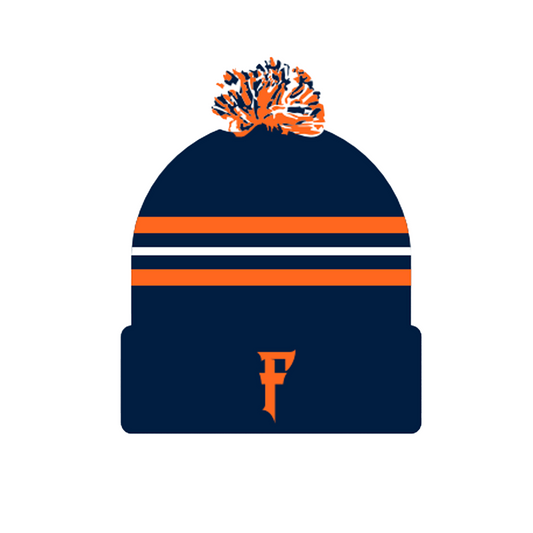 Flying F Pom-Knit Beanie