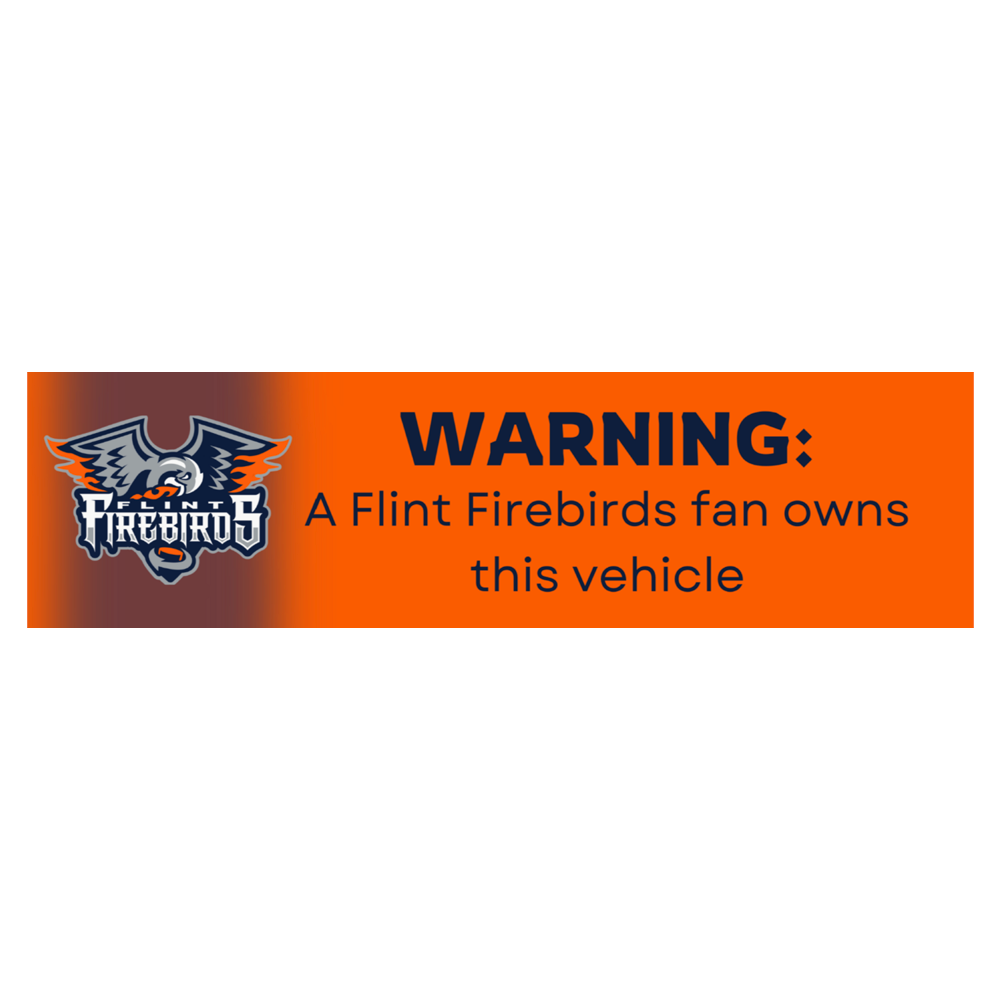 Firebirds Fan Bumper Sticker