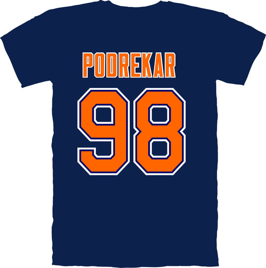 Player Name T-Shirt - Podrekar #98