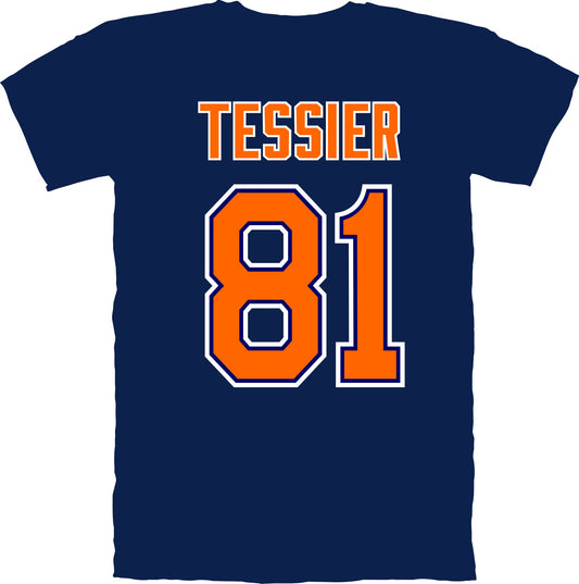 Player Name T-Shirt - Tessier #81